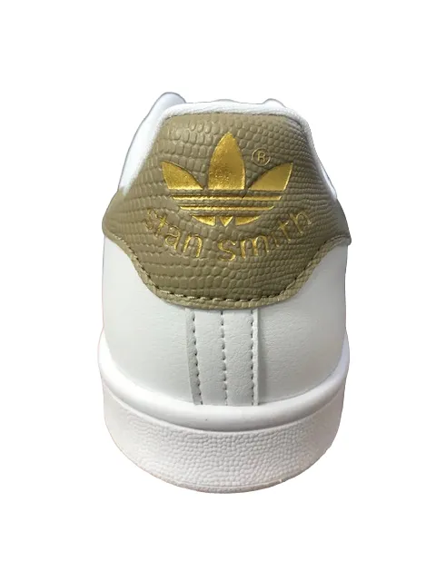 Adidas Originals Stan Smith W women's low sneakers GV7584 Primegreen cloud white-hemp-gold metallic