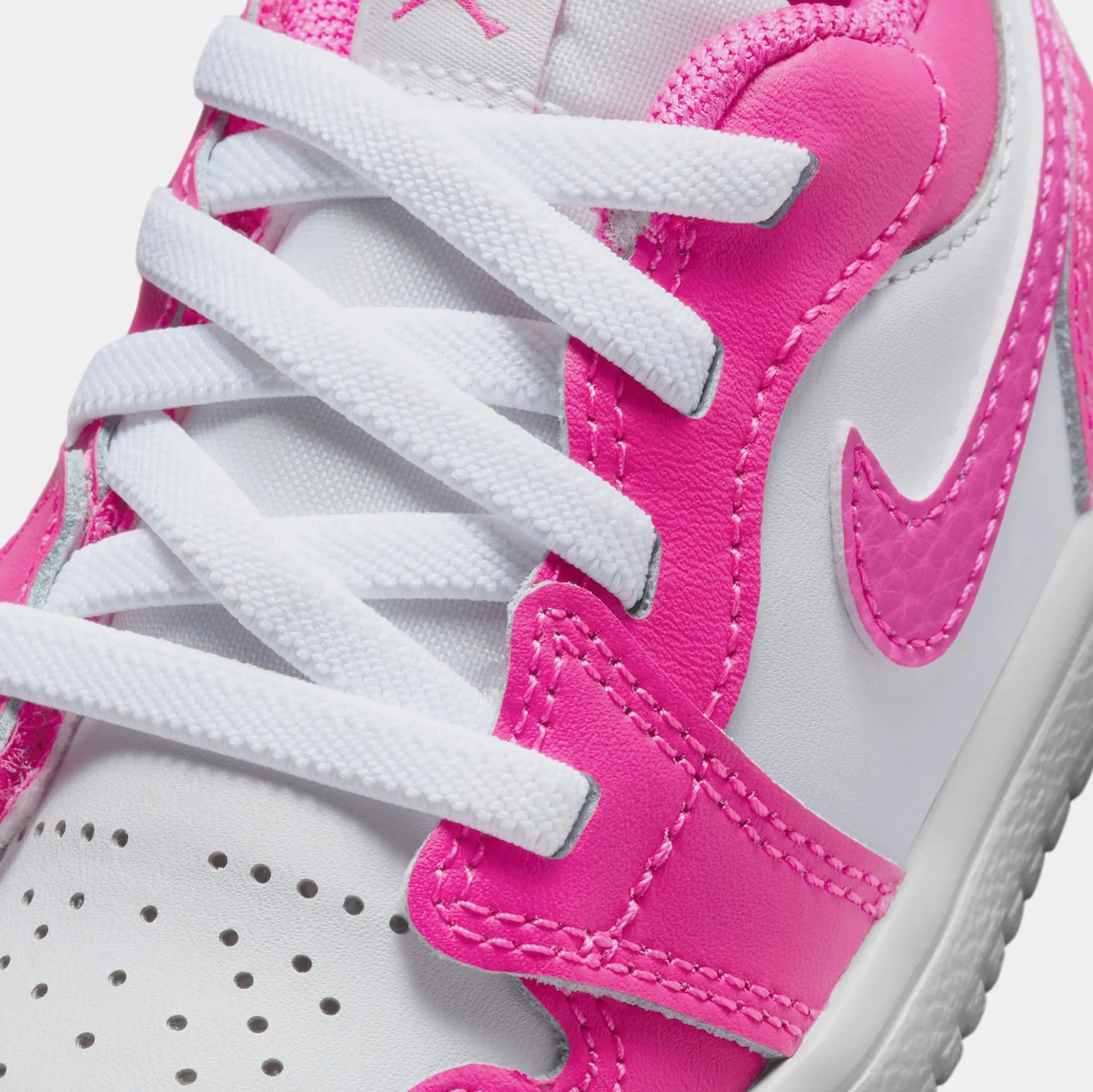 Air Jordan 1 Low ALT Infant Toddler Lifestyle Shoes (Fire Pink/White/Iris Whisper)