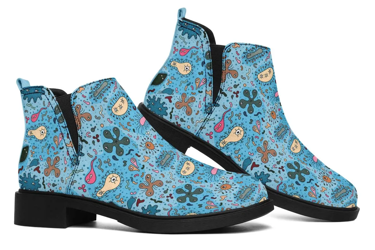 Bacteria Pattern Neat Vibe Boots