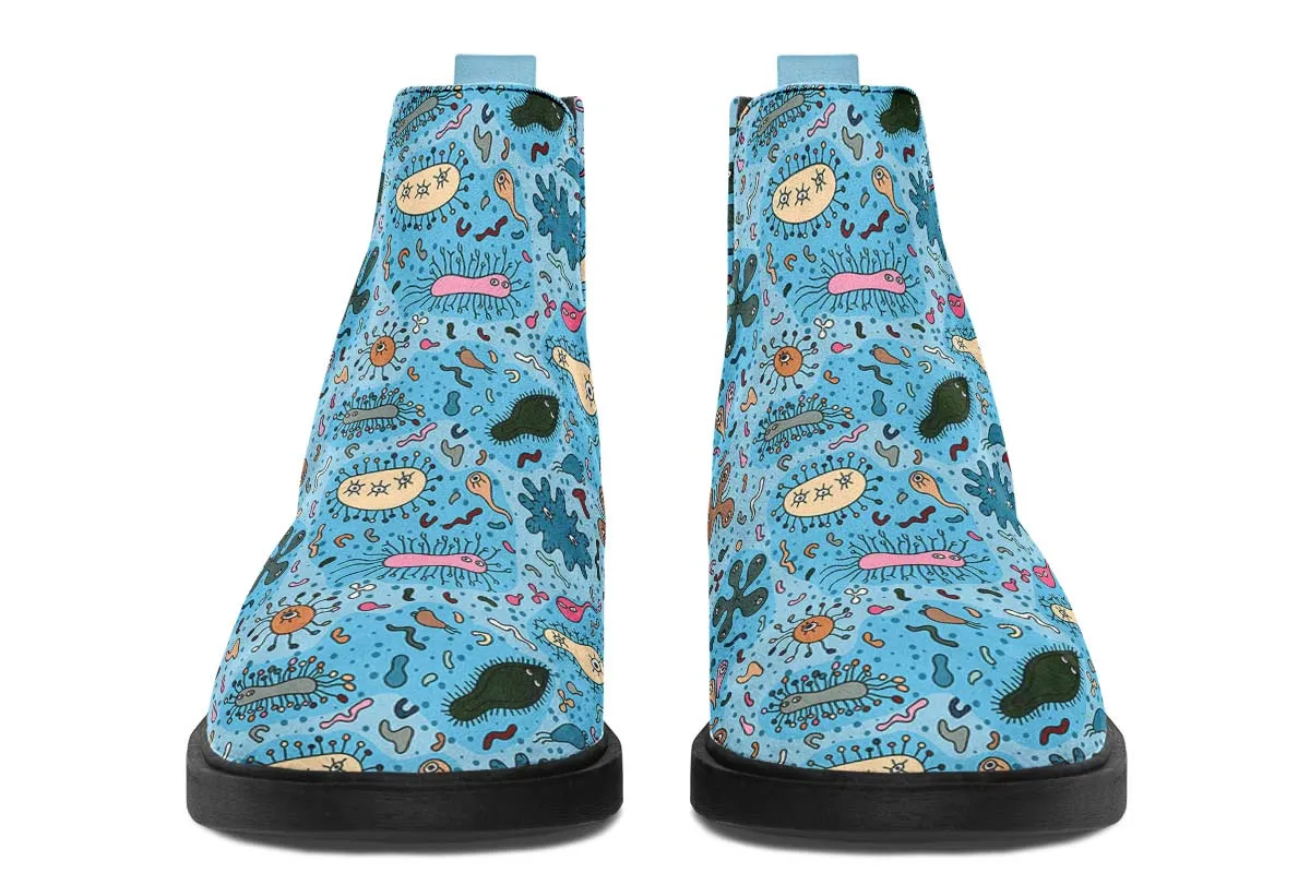 Bacteria Pattern Neat Vibe Boots