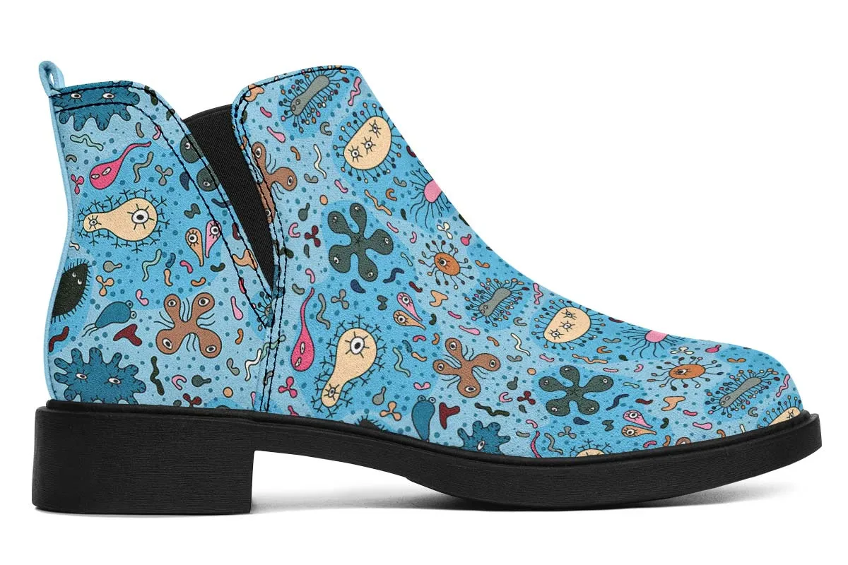 Bacteria Pattern Neat Vibe Boots