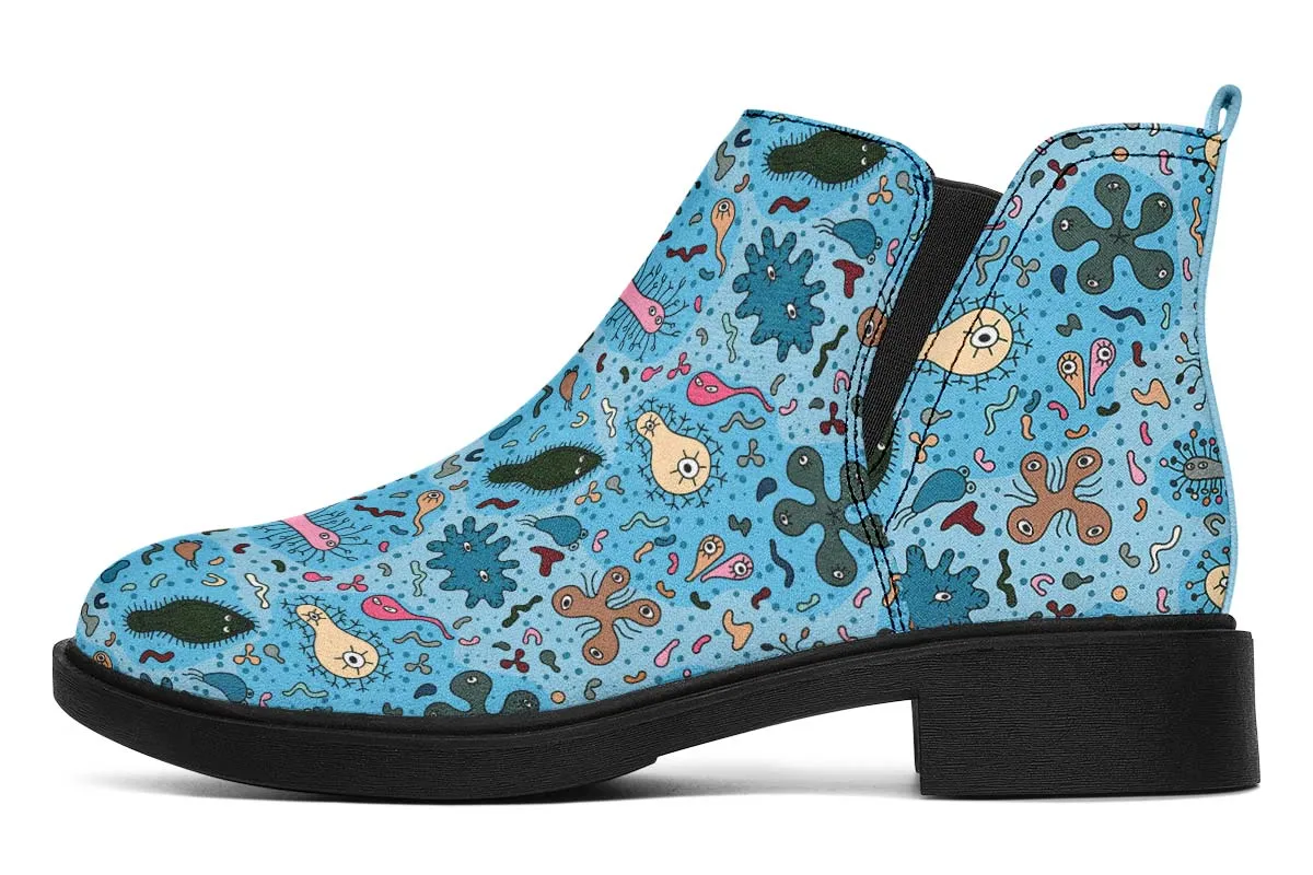 Bacteria Pattern Neat Vibe Boots