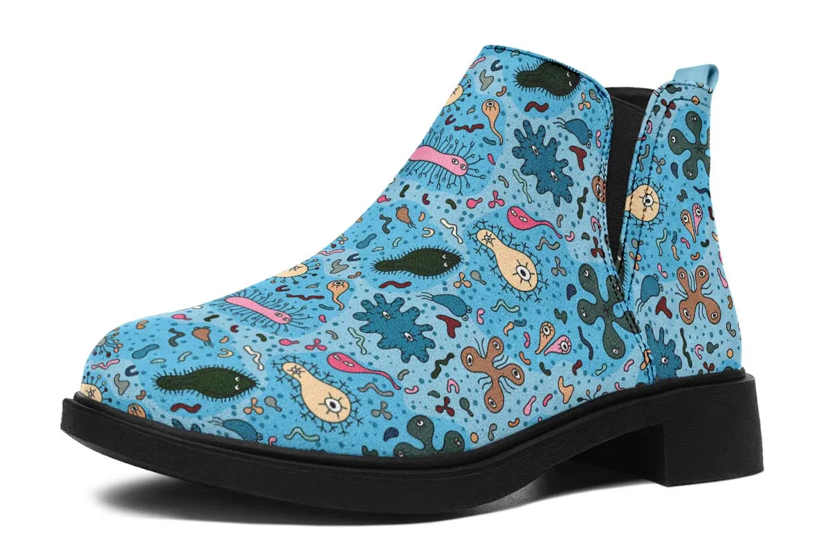 Bacteria Pattern Neat Vibe Boots