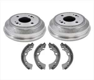 Brake Drums & Brake Shoes 7 Inch for Honda Civic 84-91 3pc Kit