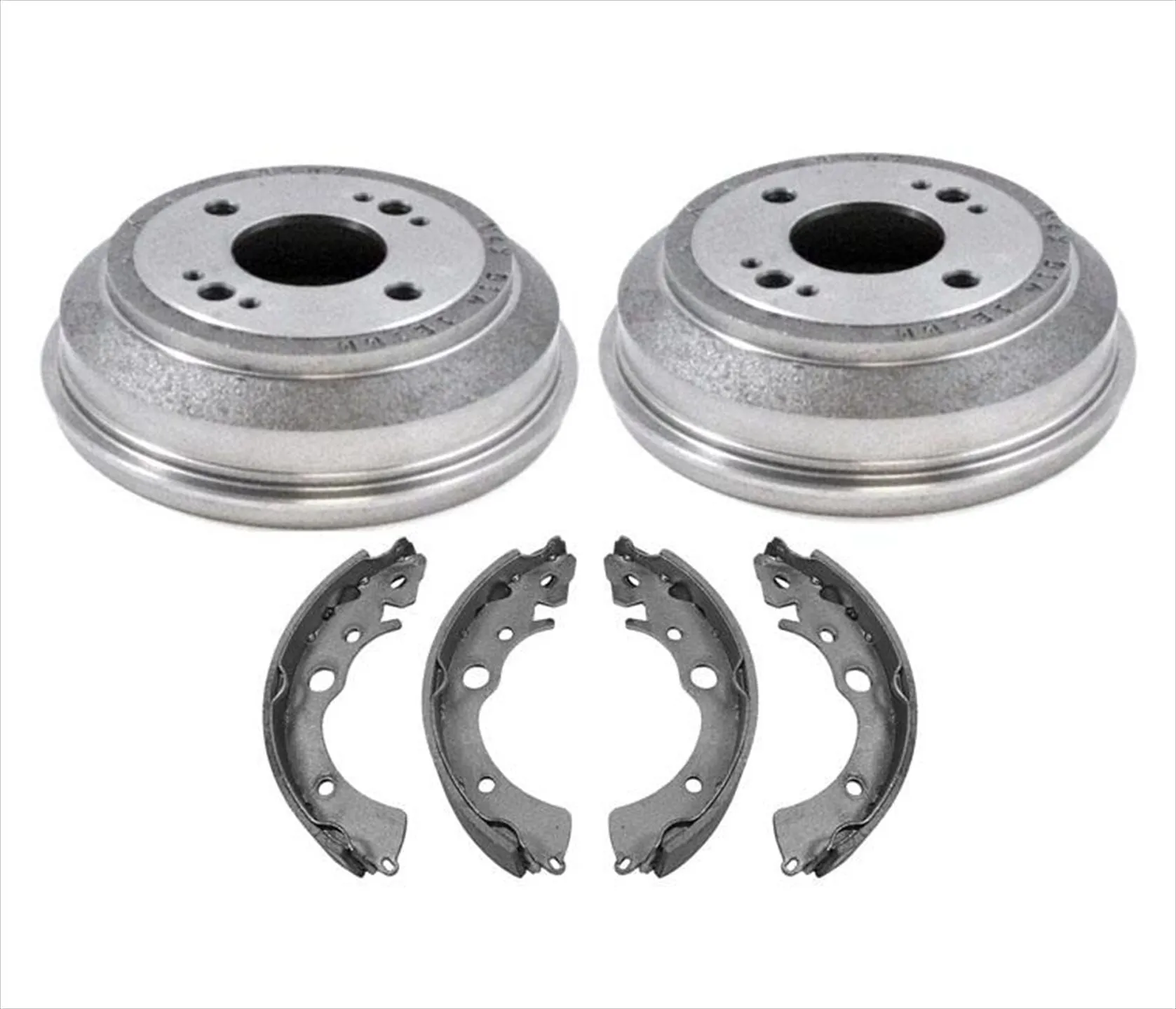 Brake Drums & Brake Shoes 7 Inch for Honda Civic 84-91 3pc Kit