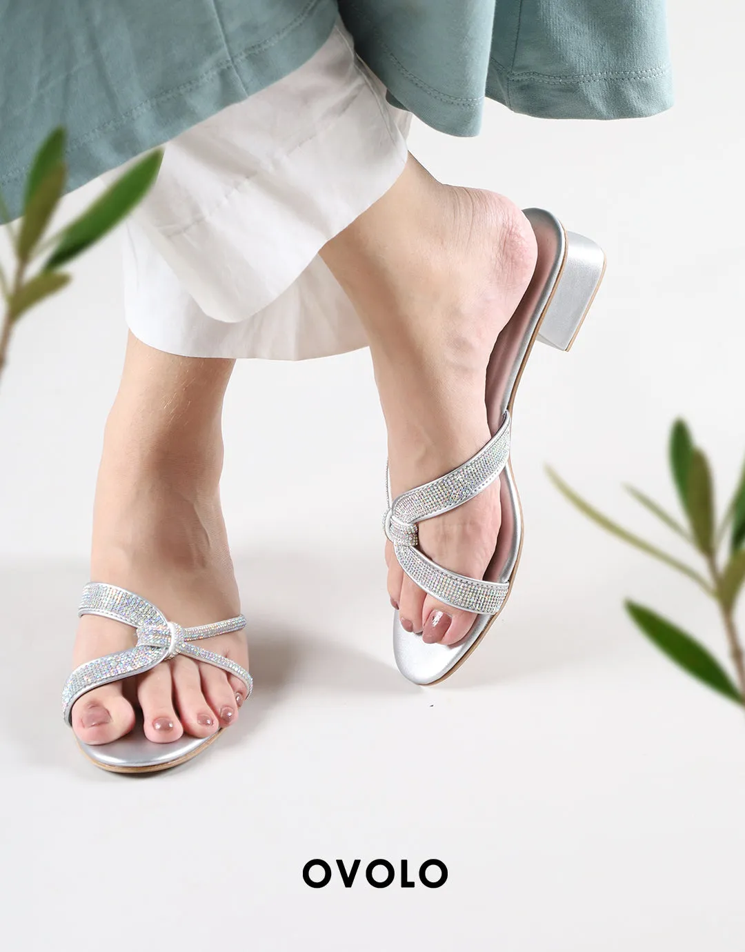 Glam Slides - Silver