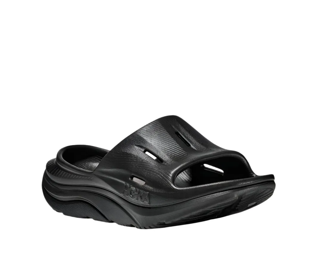 Hoka Unisex Ora Recovery Slide 3 Black / Black