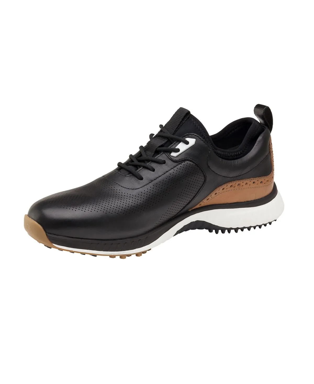 Johnston & Murphy Men's Luxe Hybrid Golf Lace-Up Sneakers, Black