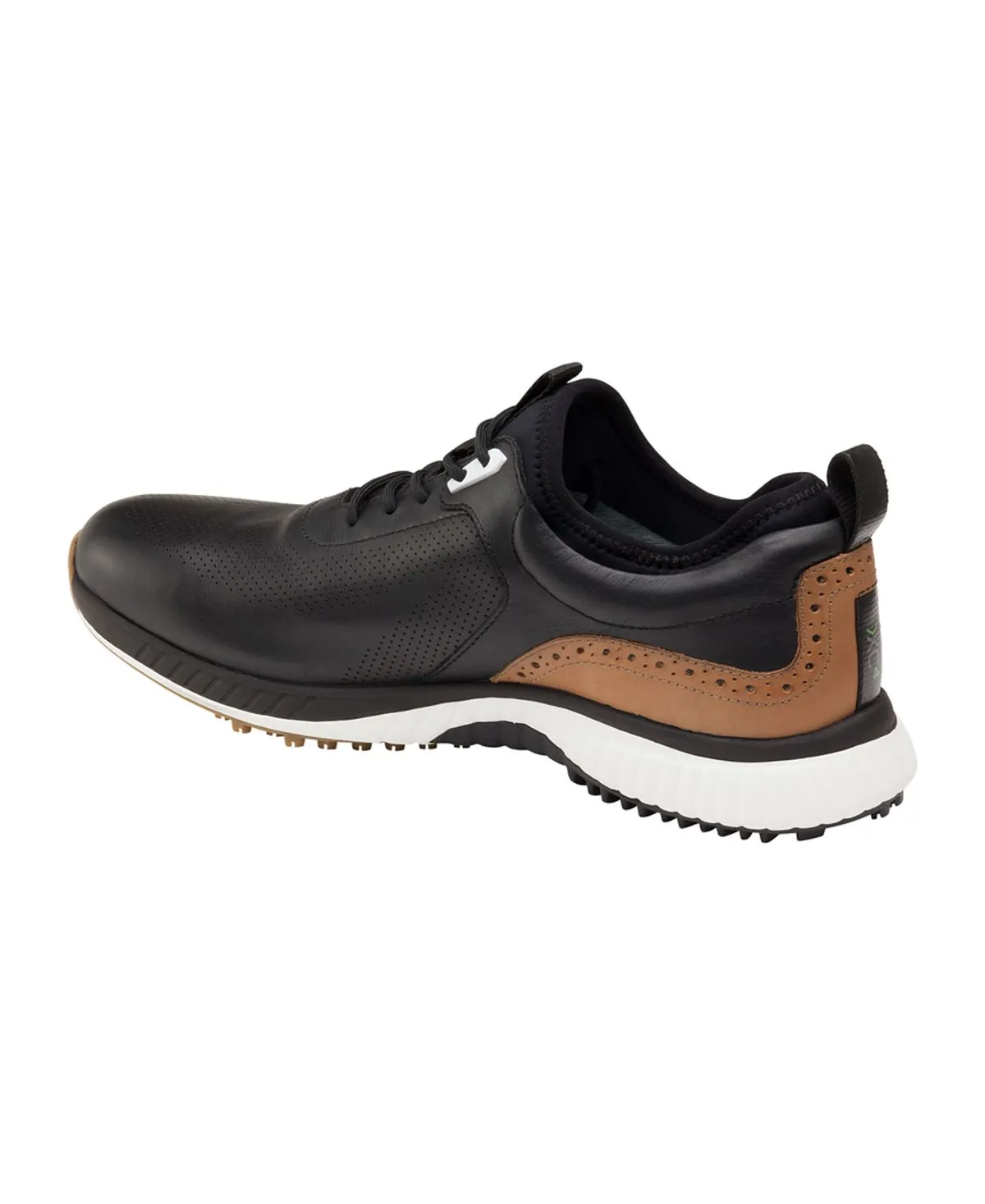 Johnston & Murphy Men's Luxe Hybrid Golf Lace-Up Sneakers, Black