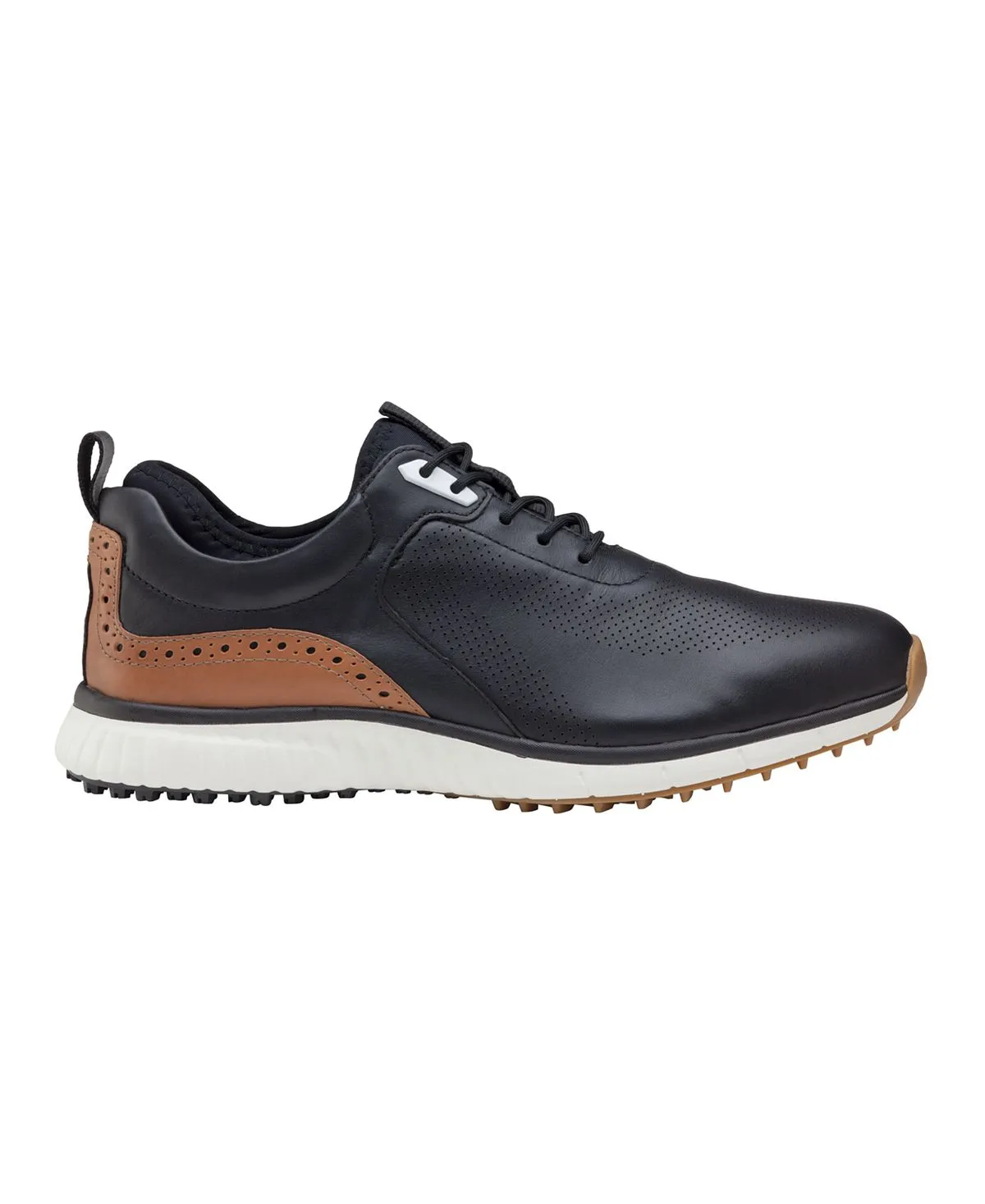 Johnston & Murphy Men's Luxe Hybrid Golf Lace-Up Sneakers, Black