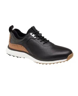 Johnston & Murphy Men's Luxe Hybrid Golf Lace-Up Sneakers, Black