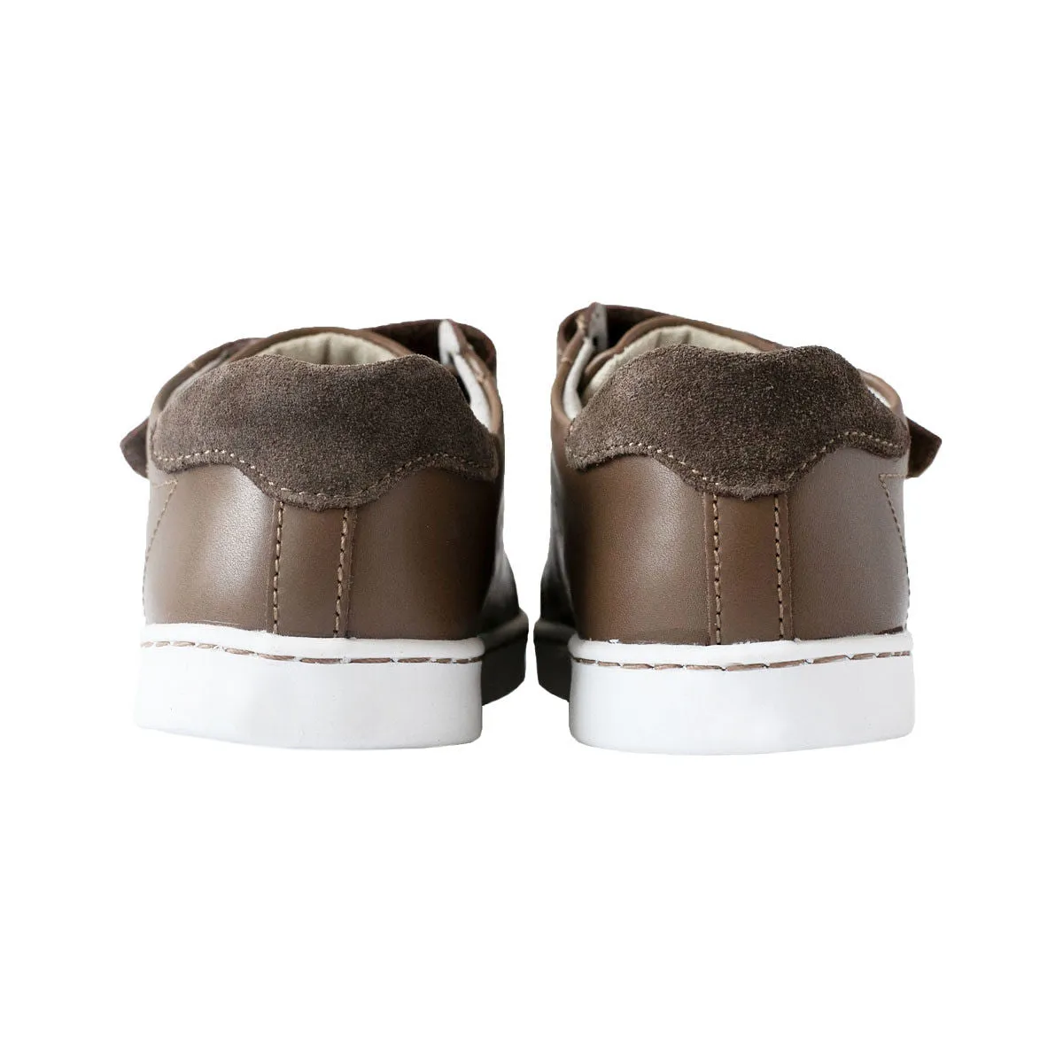 Kyle Double Velcro Sneaker in Brown