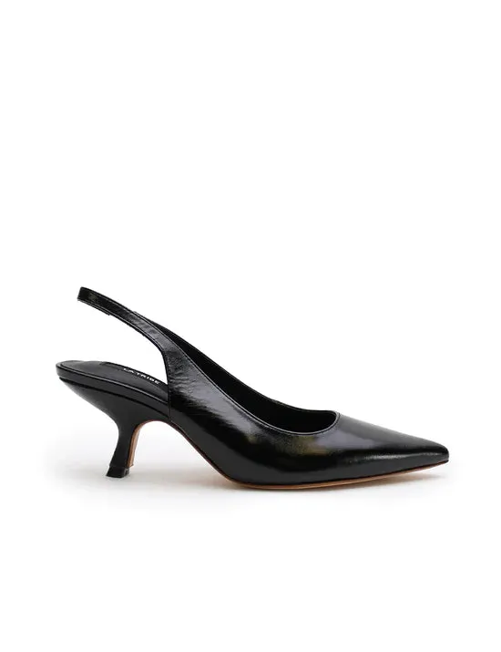 La Tribe Nina Sling Back Heel - Black