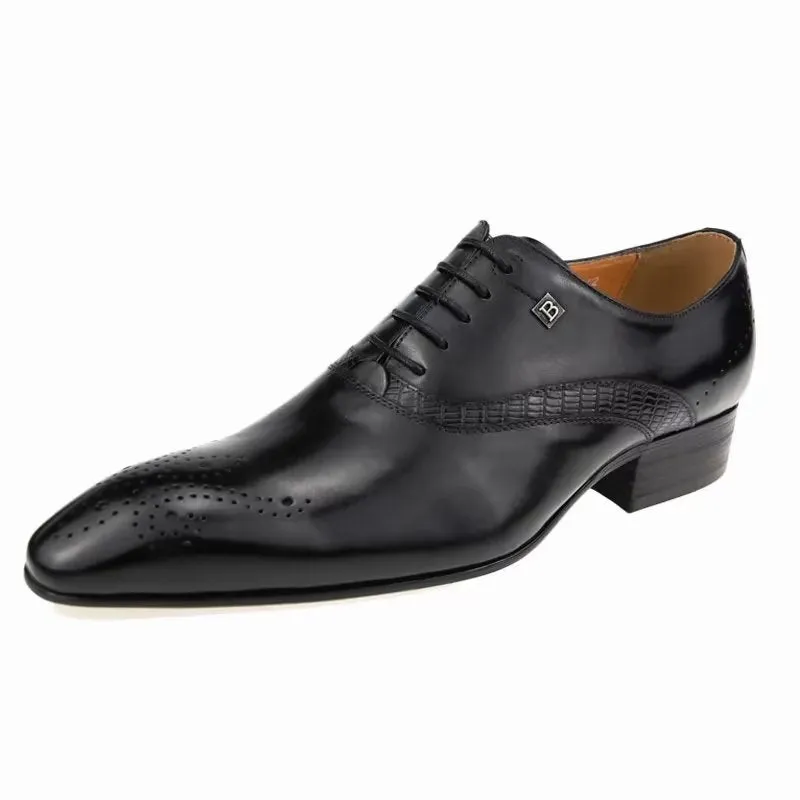 LuxeLeather Modish Wedding Brogues