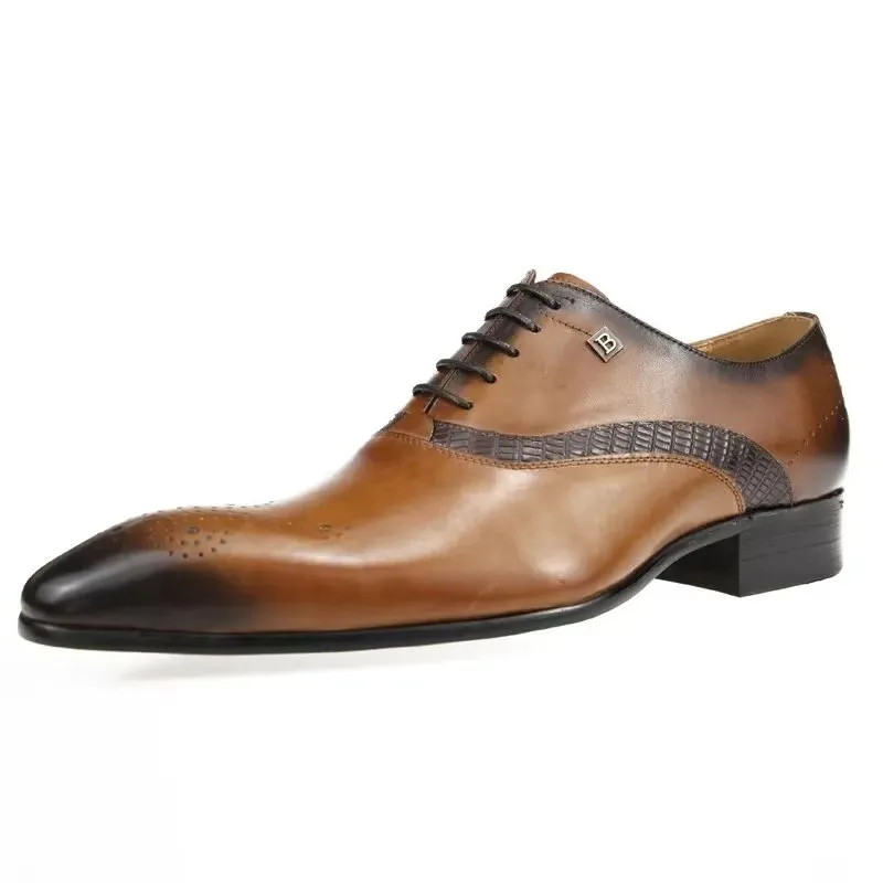 LuxeLeather Modish Wedding Brogues