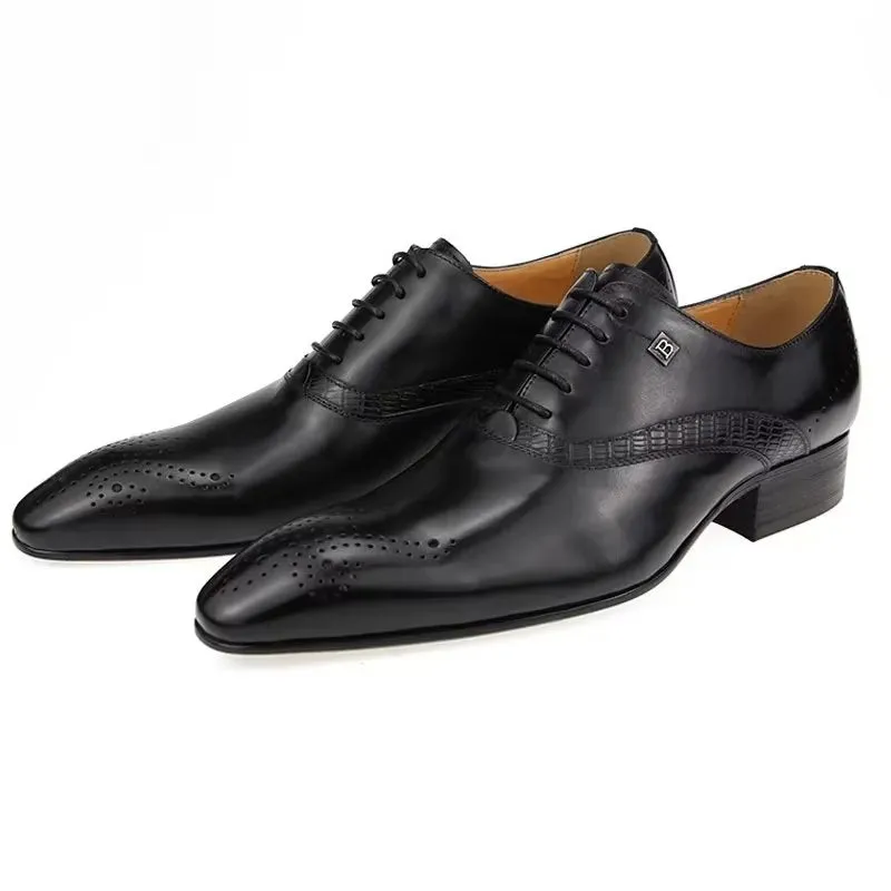 LuxeLeather Modish Wedding Brogues