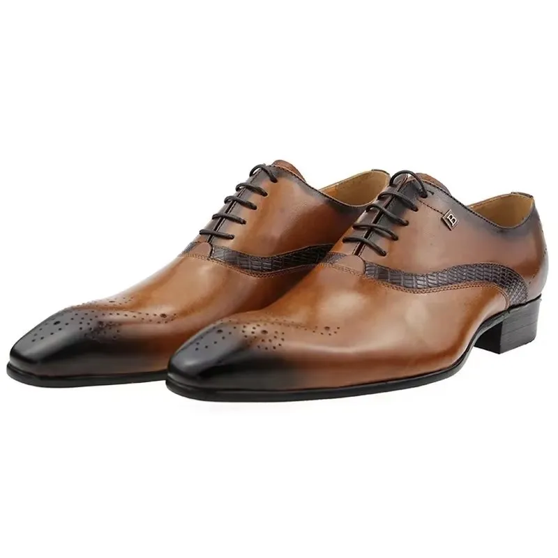 LuxeLeather Modish Wedding Brogues