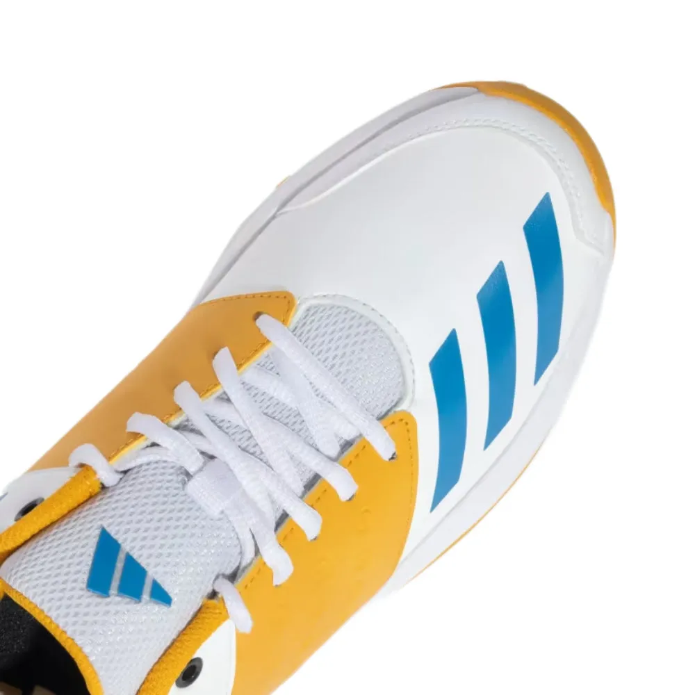 Men's Crinu 23 Cricket Shoe (Cloud White/Pulse Blue/Preloved Yellow)