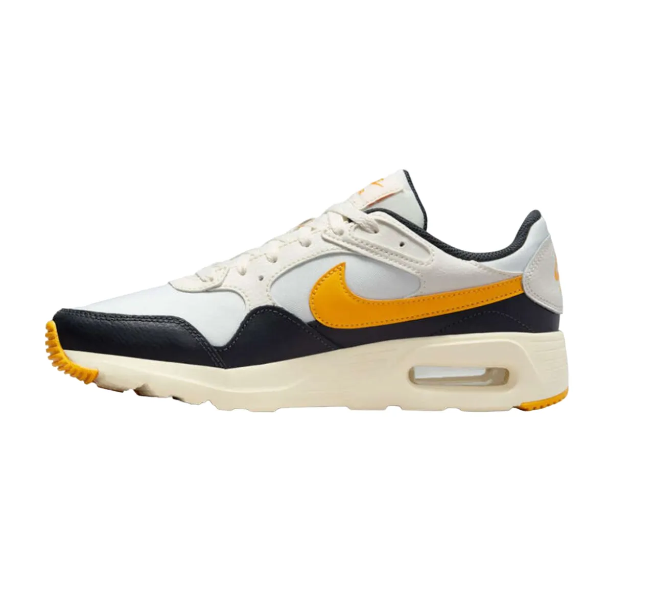 Mens Nike Air Max Sc White/ Black/ Gold Athletic Shoes