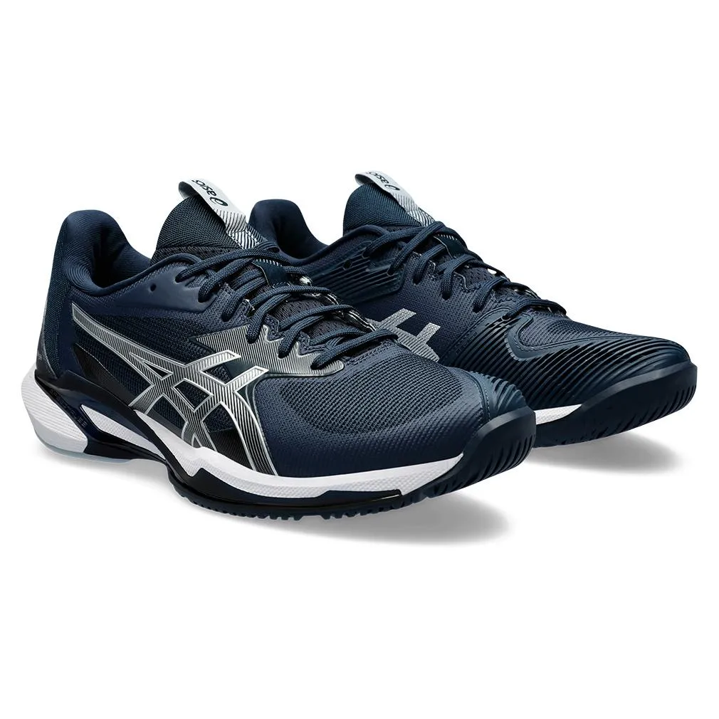 Men's Solution Speed FF 3 Tennis Shoes French Blue and Pure Silver