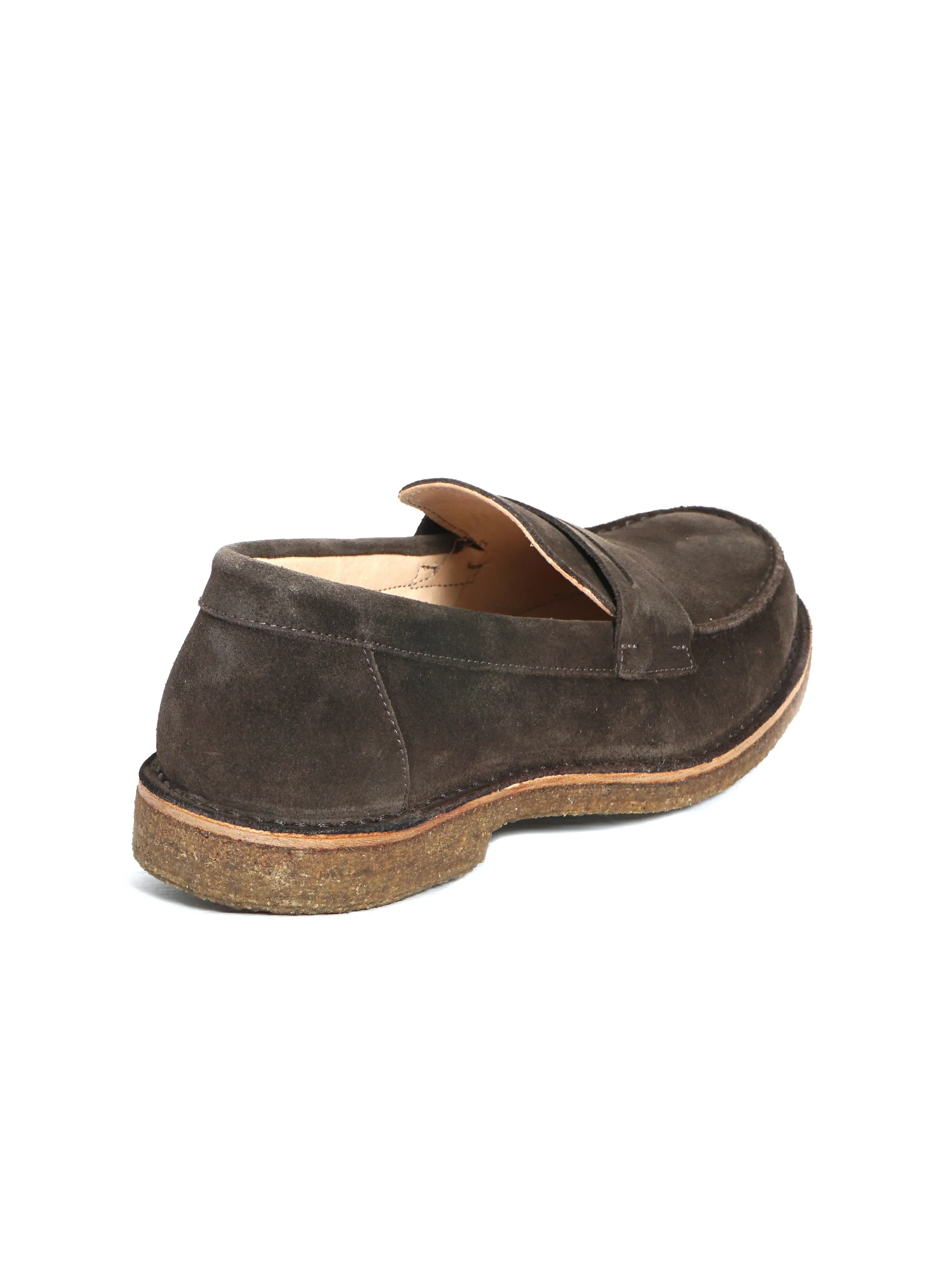 MOKAFLEX | Suede Loafer | Dark Chestnut