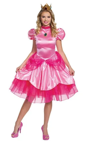 Princess Peach Deluxe Adult Costume