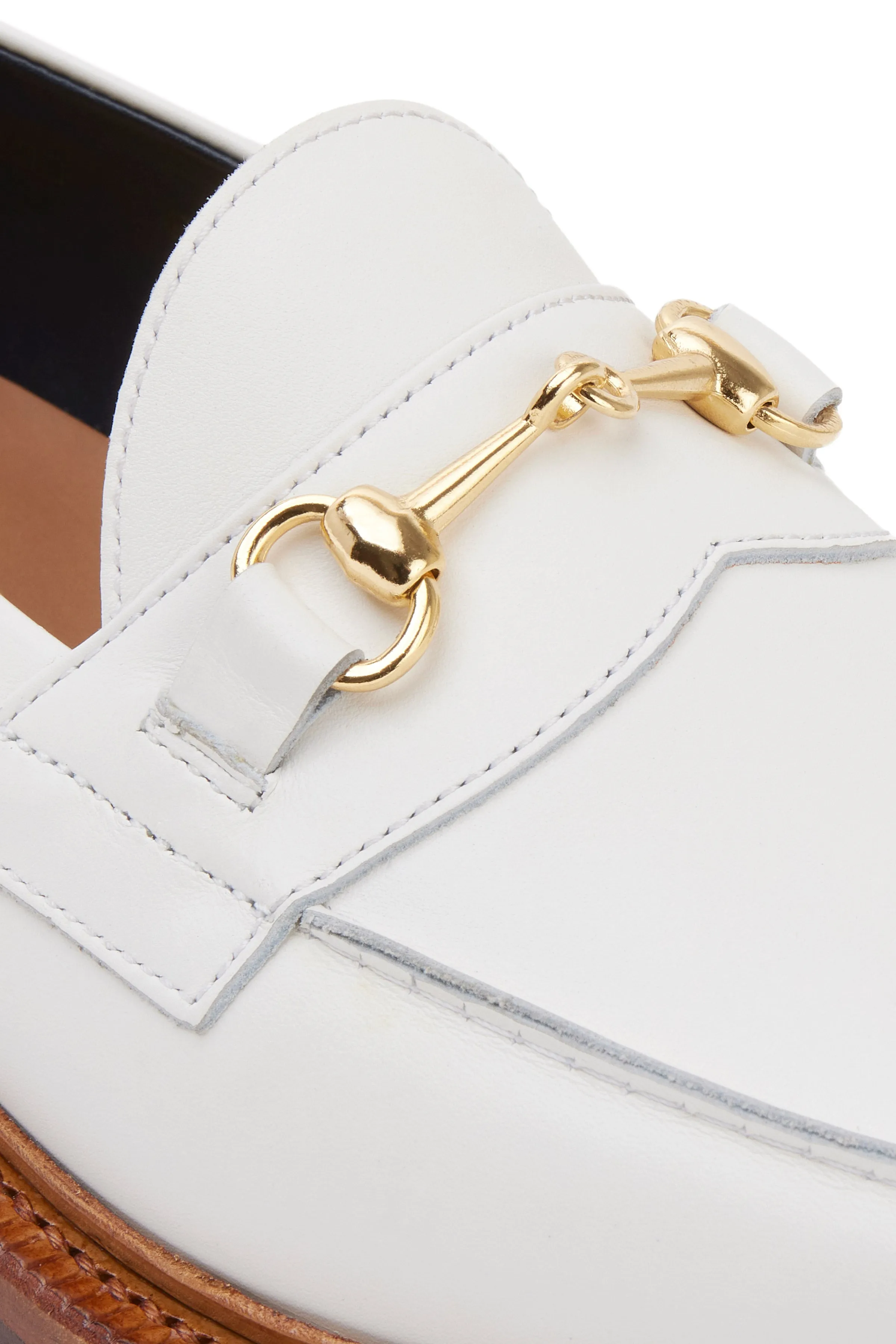 The Mason Horse Bit Loafer Exclusively for Academy, Pearl