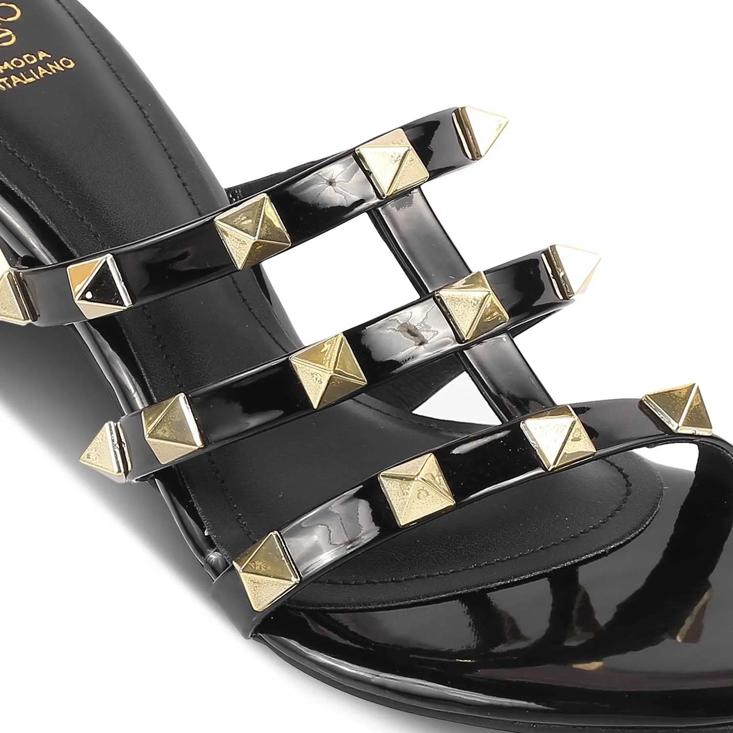 The Palma Black Women's Dress Block Heel Sandals Tresmode