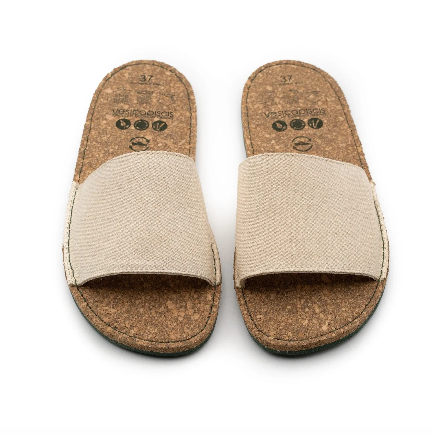 Vegan sandal beige BEA002