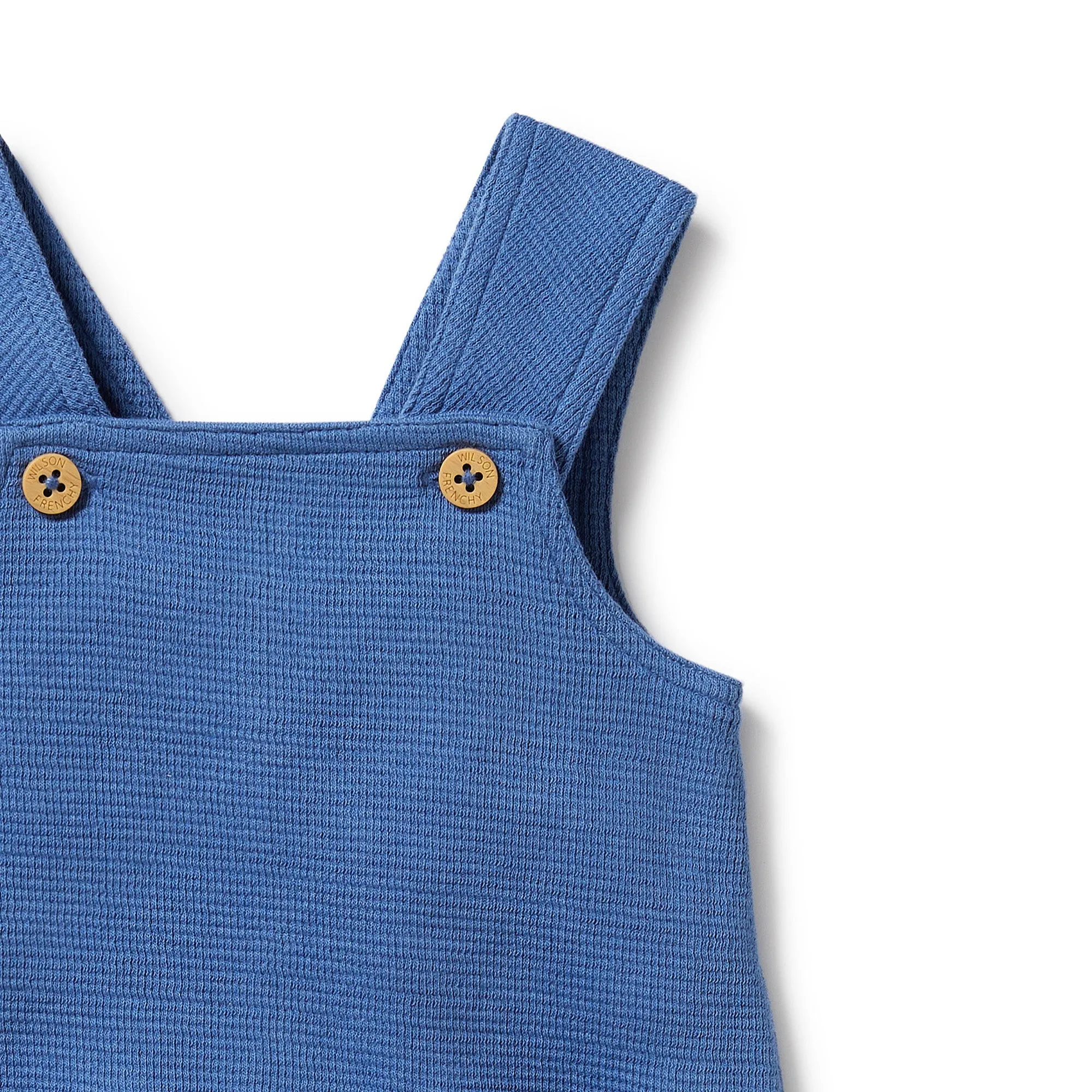 Wilson   Frenchy Organic Waffle Overall - Brilliant Blue