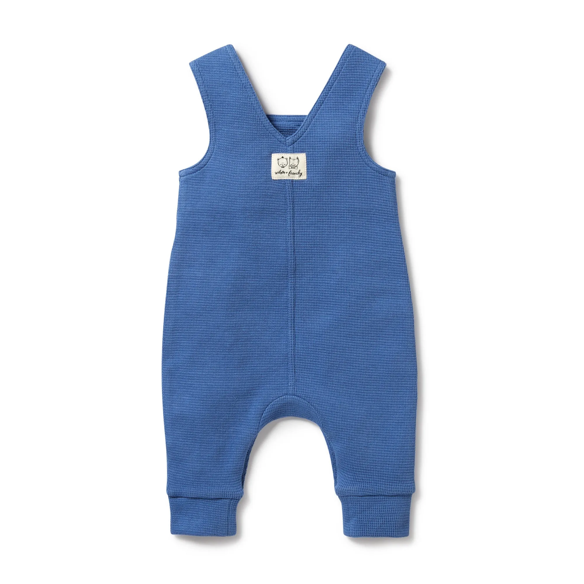 Wilson   Frenchy Organic Waffle Overall - Brilliant Blue