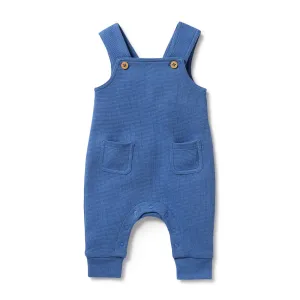 Wilson   Frenchy Organic Waffle Overall - Brilliant Blue