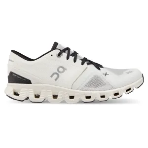 Women's On Cloud X 3 Training Shoe in White | Black