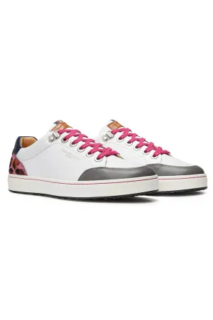 Women's Royal Albartross Golf Shoes | The Fieldfox Pink Leopard